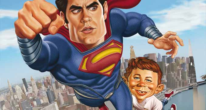 Superman et l'humour...Mad arrive ! madpresentesupermanpreview