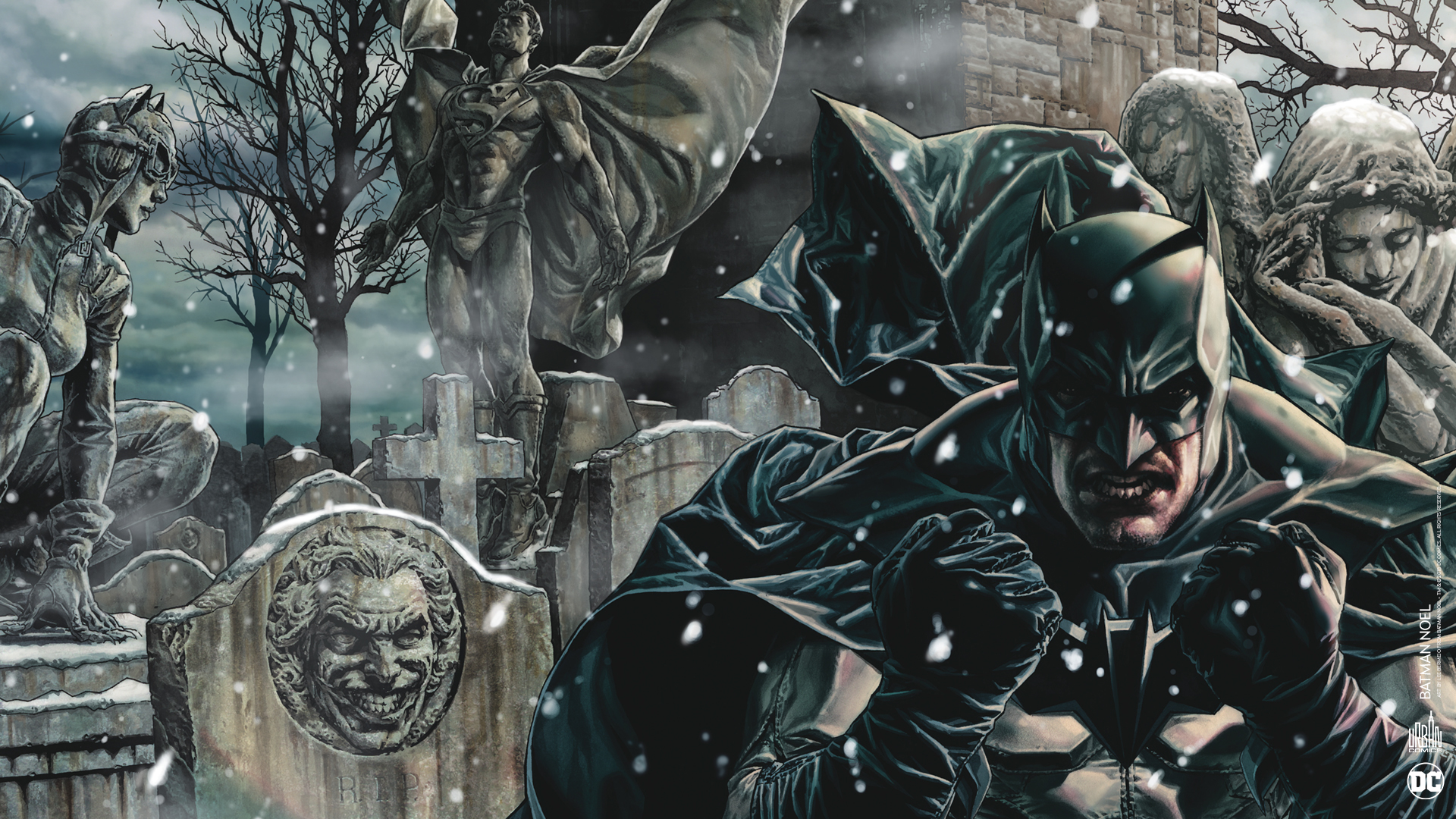 Batman Noel : les fonds d'écran à télécharger - Urban Comics