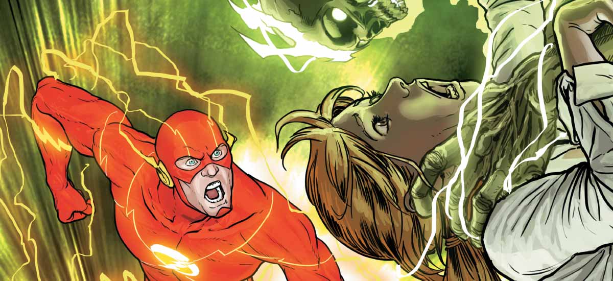 Qui est le premier membre de la Justice League que Flash rencontre?