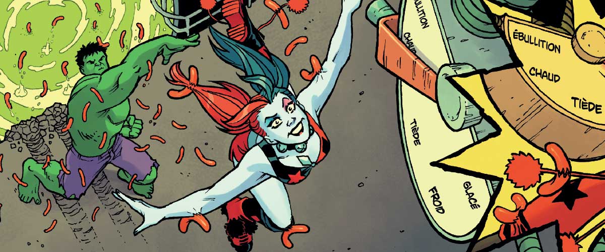 Harley Quinn a deux hyènes : Budy et Lou