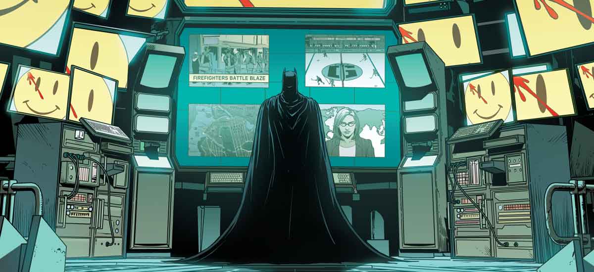 Dans Detective Comics volume 1845, quel surnom utilise-t-il en ligne ?