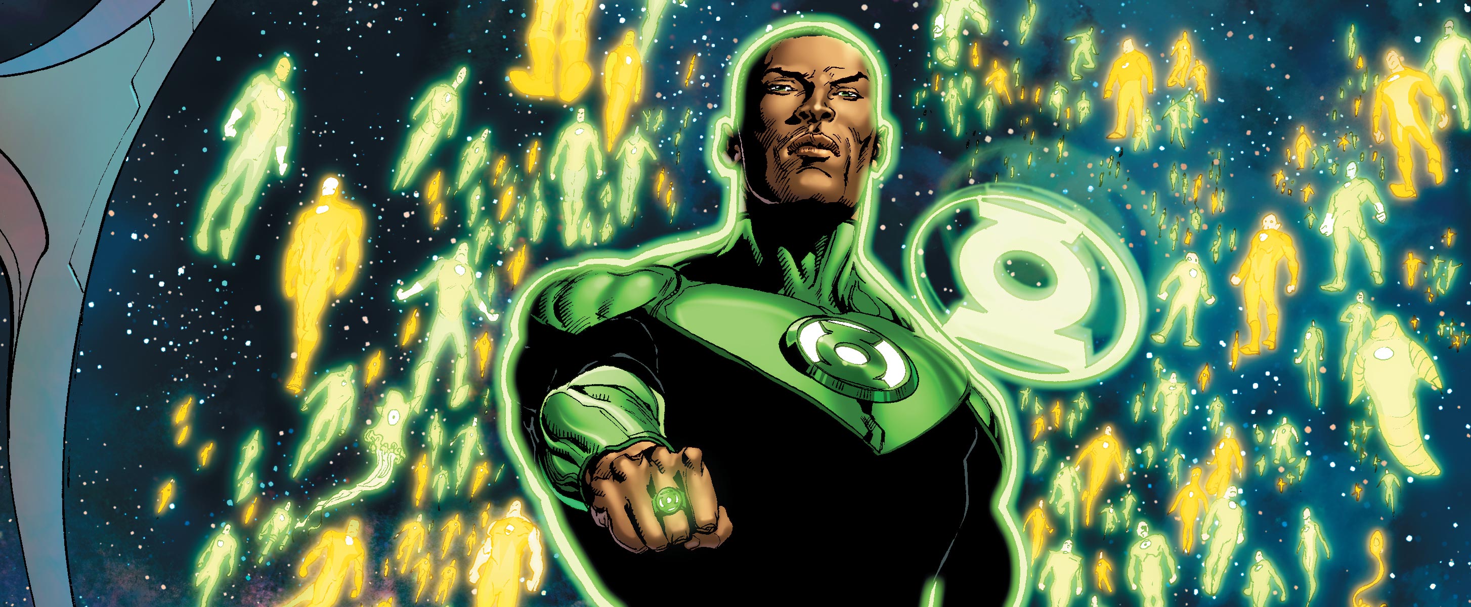 Dans Rebirth, les Green Lantern sont en charge du secteur: