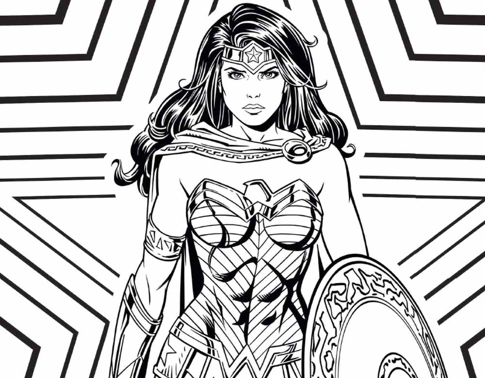 Coloriage Wonder Woman Urban Comics