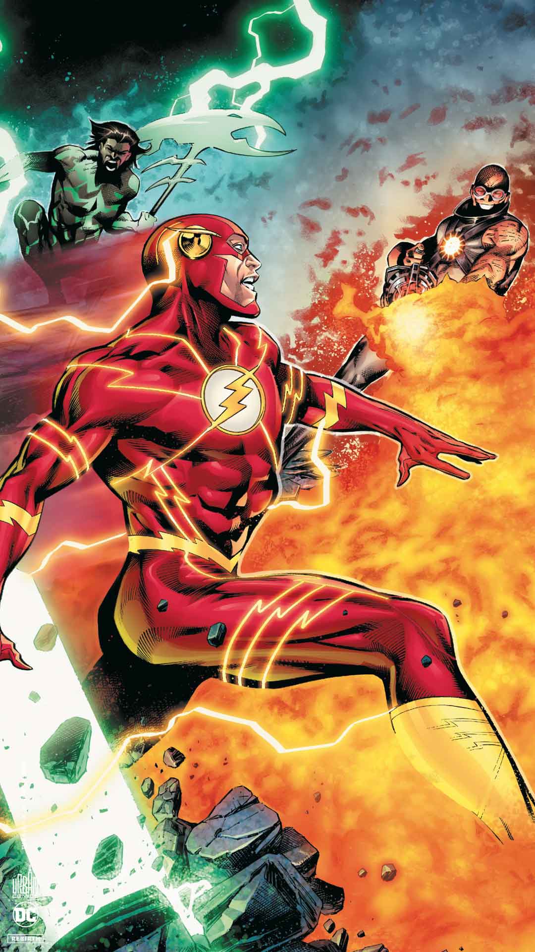 Flash Rebirth Les Fonds D Ecran A Telecharger Pour Ton Mobile Urban Comics