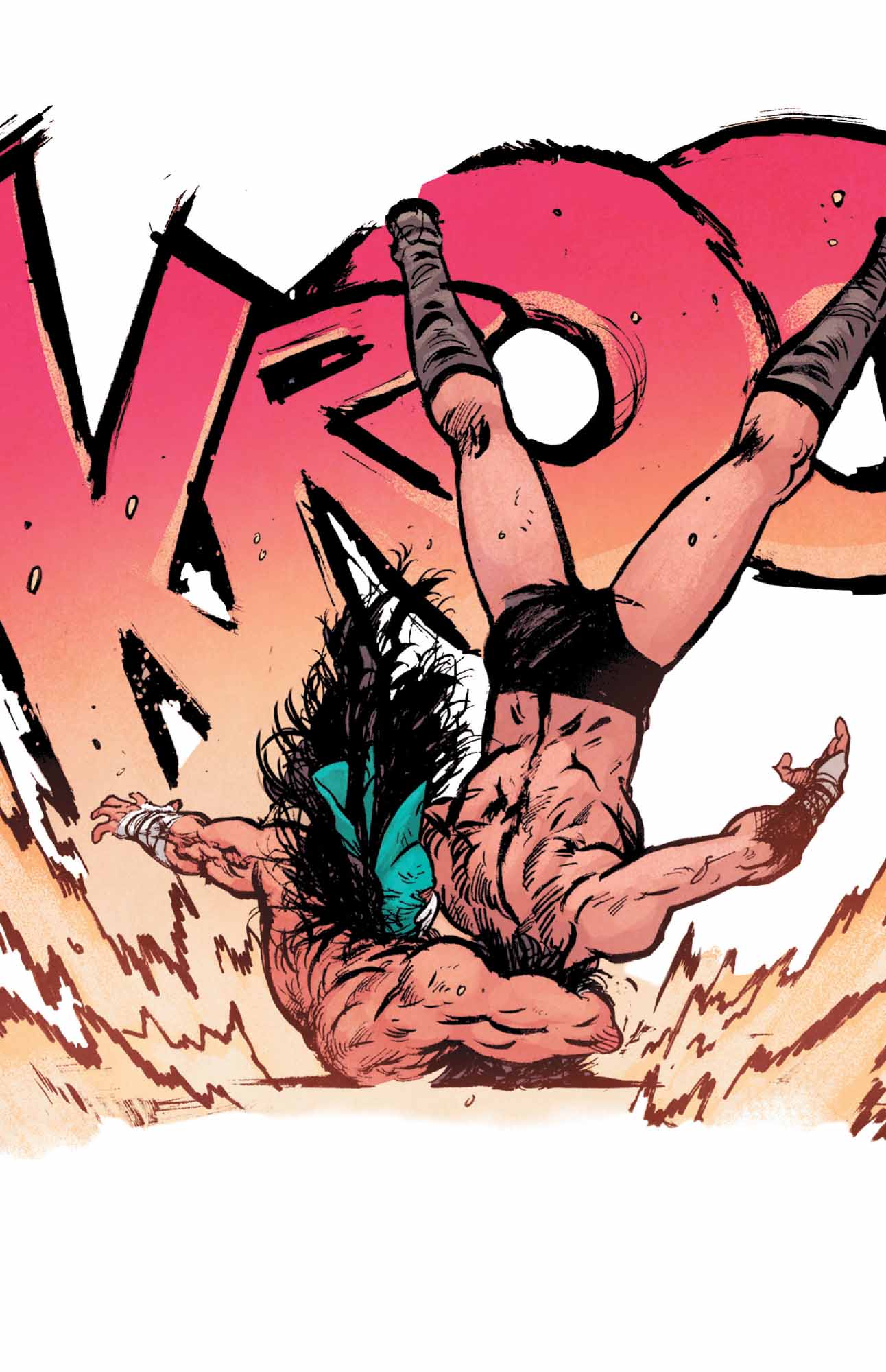 Do A Powerbomb, le combat de catch